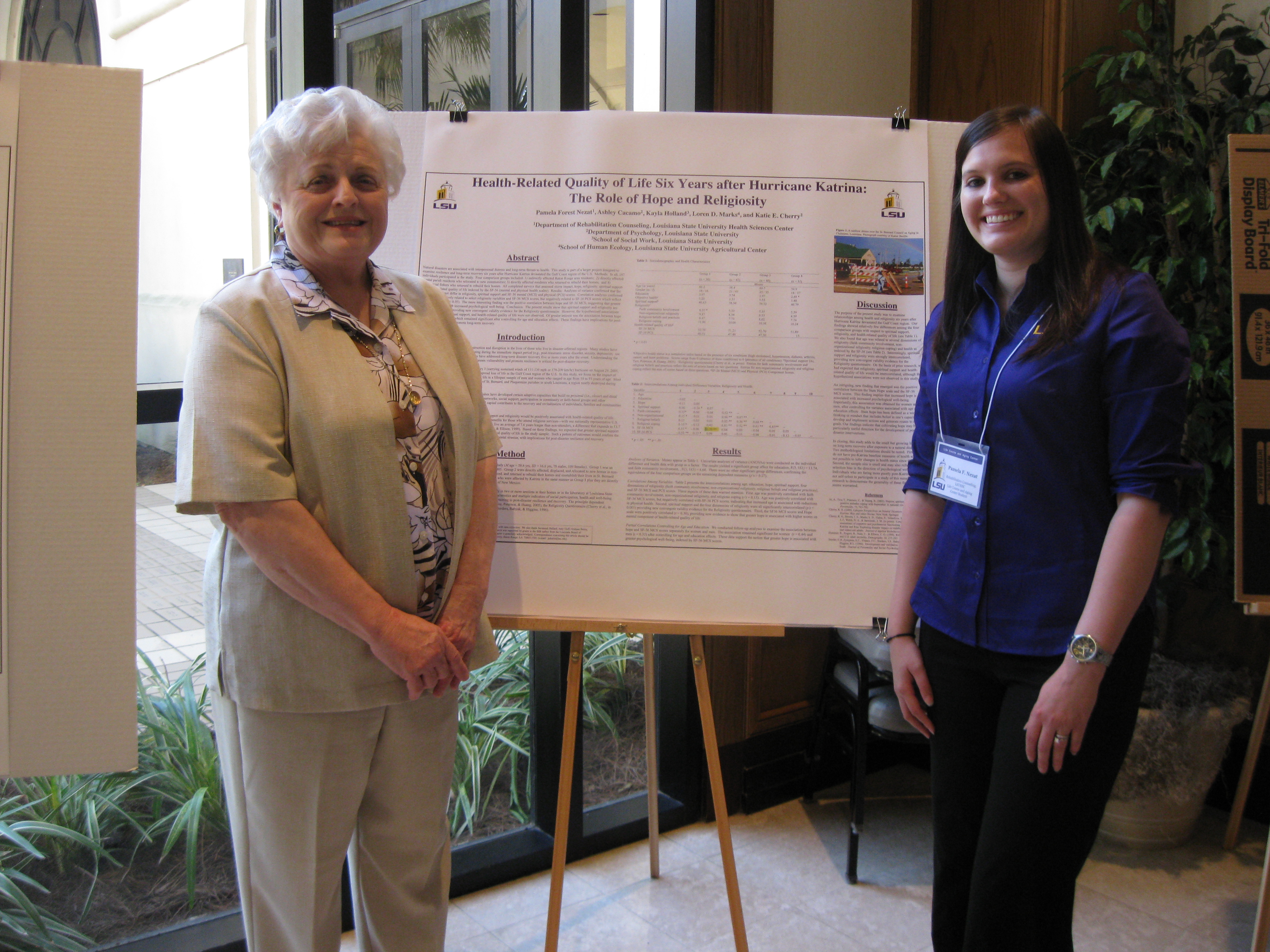 Violet Ragusa and Pam Nezat_2012
